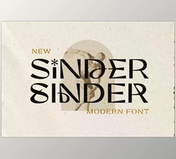 Download Sinder – Modern Font CreativeMarket 6981699