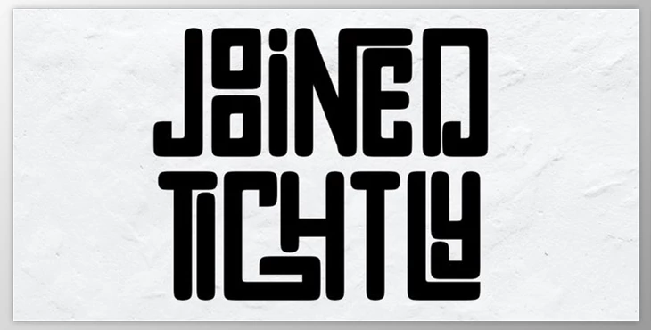 Download Joined Tightly Font