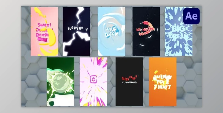 Download Dynamic Instagram Stories | After Effects (Videohive 36271356) - AE Project