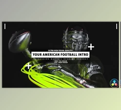 Download Your American Football Intro – Football Promo DaVinci Resolve (Videohive 35490987)