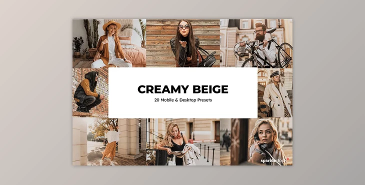 Download 20 Creamy Beige Lightroom Presets GraphicRiver - 36431703