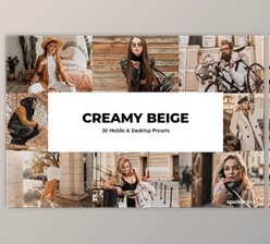 Download 20 Creamy Beige Lightroom Presets GraphicRiver - 36431703