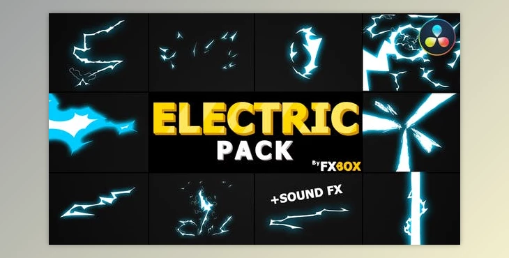Download Dynamic ELECTRIC Elements | DaVinci Resolve – (Videohive 33351567)