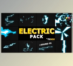 Download Dynamic ELECTRIC Elements | DaVinci Resolve – (Videohive 33351567)
