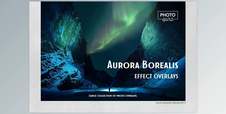 Download Aurora Borealis Effect Overlays CreativeMarket - 6792640