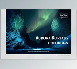 Download Aurora Borealis Effect Overlays CreativeMarket - 6792640