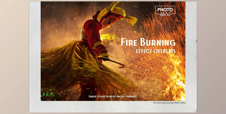Download Fire Burning Effect Overlays CreativeMarket - 7006427
