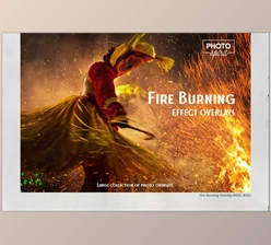 Download Fire Burning Effect Overlays CreativeMarket - 7006427