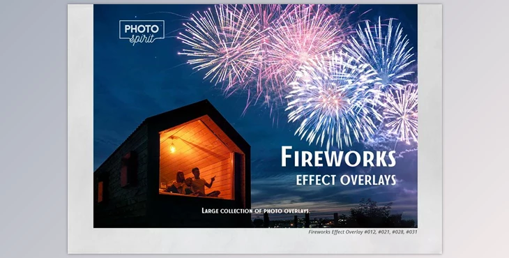 Download Fireworks Effect Overlays CreativeMarket - 6791171