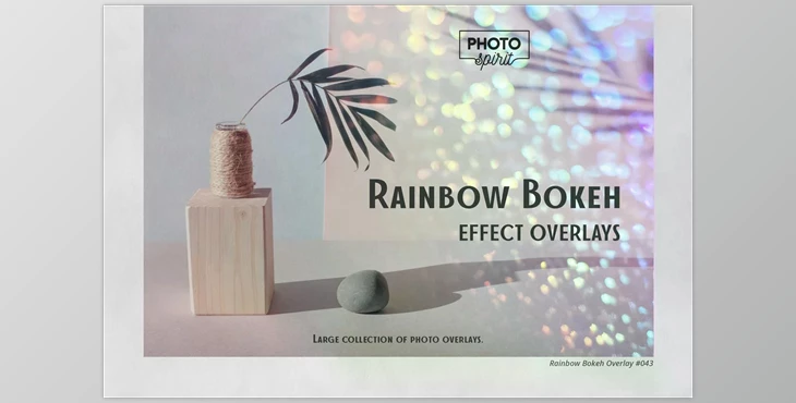 Download Rainbow Bokeh Effect Overlays CreativeMarket - 7006801