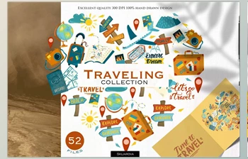 Download Traveling. Graphic <span class='badge badge-warning'>collection</span> <span class='badge badge-warning'>CreativeMarket</span> - 6288916