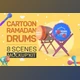 Download Cartoon Ramadan Drums Kit CreativeMarket - 7019906