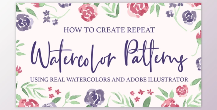 Download How to Create Repeat Watercolor Patterns In Adobe Illustrator