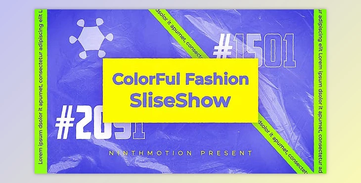 Download Colourful Fashion Plastic SlideShow (Videohive 36447434) - AE Project