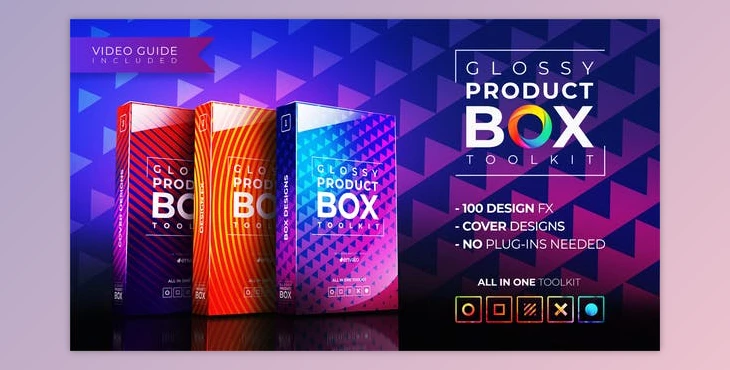 Download Glossy Product Showcase Package (Videohive 23741396) - AE Project