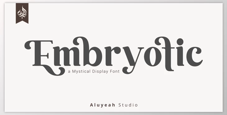 Download Al Embryotic Font