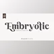Download Al Embryotic Font
