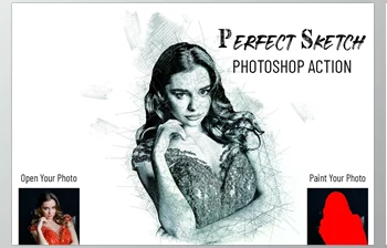 Download <span class='badge badge-warning'>Perfect</span> Sketch Photoshop Action CreativeMarket - 7037477