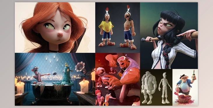 Download Creation of Characters From 2D to 3D By Matias Zadicoff