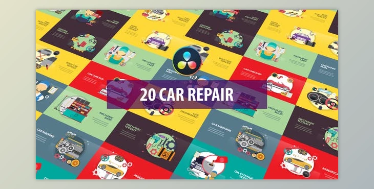 Download Car Repair Animation | DaVinci Resolve (Videohive 33373317)