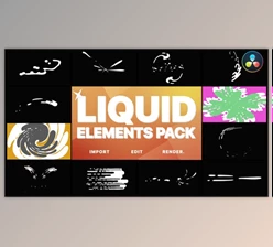 Download Liquid Elements | DaVinci Resolve (Videohive 33377772)