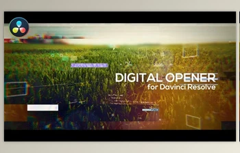 Download <span class='badge badge-warning'>Glitch</span> Digital Opener for DaVinci Resolve (Videohive 31354804)