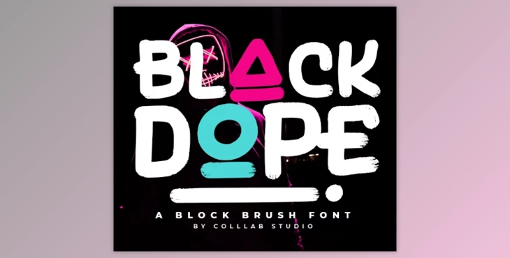Download Black Dope – A Brush Font