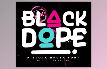Download Black Dope - A Brush <span class='badge badge-warning'>Font</span> by Colllabstudio GraphicRiver 36350261