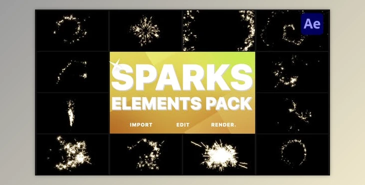 after effects sparks download