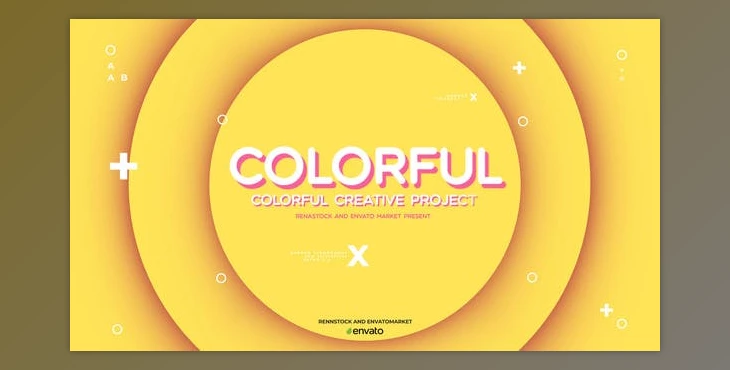 Download Minimal Colorful Typo Intro (Videohive 33082144) - AE Project