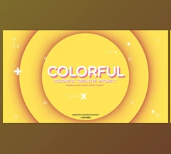 Download Minimal Colorful Typo Intro (Videohive 33082144) - AE Project