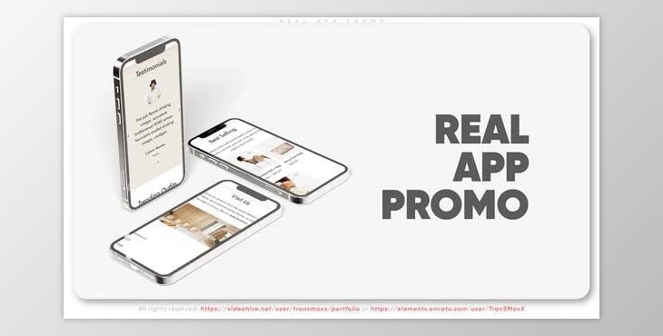 Download Real App Promo (Videohive 36474295) - AE Project
