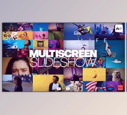 Download MultiScreen Slideshow (Videohive 35072886) - AE Project