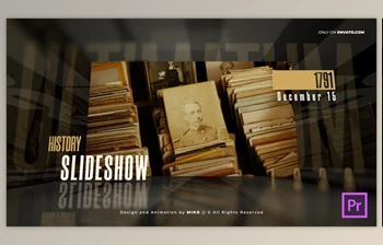 Download History Slideshow Premiere Pro (<span class='badge badge-warning'>Videohive</span> 36425114) - PR <span class='badge badge-warning'>Project</span>