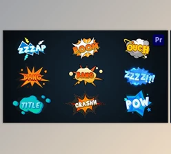 Download Comic Explosion Titles Premiere Pro (Videohive 36440977)