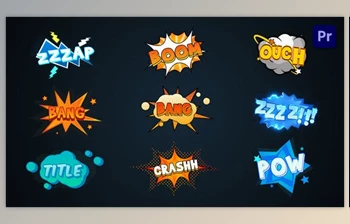 Download Comic <span class='badge badge-warning'>Explosion</span> Titles Premiere Pro (Videohive 36440977)