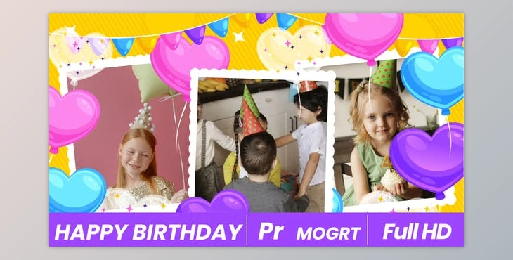 Download Happy Birthday MOGRT (Videohive 36458203)