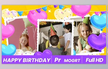 Download <span class='badge badge-warning'>Happy</span> Birthday MOGRT (Videohive 36458203)
