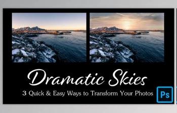 Download 3 Quick and <span class='badge badge-warning'>Easy</span> Ways to Give Your Photos Dramatic Skies in Photoshop CC