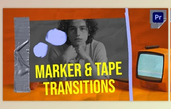 Download Marker & Tape Transitions (<span class='badge badge-warning'>Videohive</span> 36436914) - PR <span class='badge badge-warning'>Project</span>