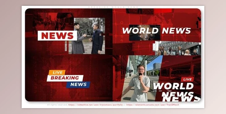 Download Breaking World News (Videohive 36492570) - AE Project
