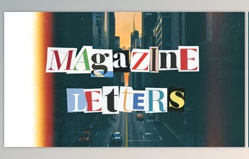 Download <span class='badge badge-warning'>Magazine</span> Cutout Letters (Videohive 36415540) - AE Project