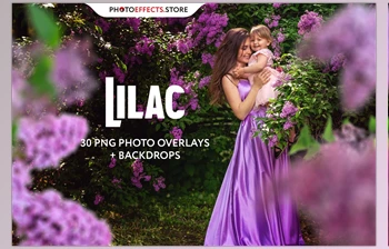 Download 30 Lilac Photo <span class='badge badge-warning'>Overlays</span>