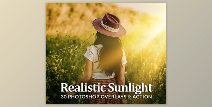 Download Realistic Sun Light Photoshop Overlays and Action