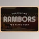 Download Rambors – Retro Font CreativeMarket 6948187