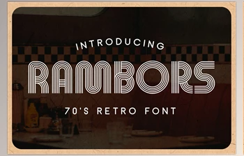 Download Rambors – <span class='badge badge-warning'>Retro</span> <span class='badge badge-warning'>Font</span> CreativeMarket 6948187
