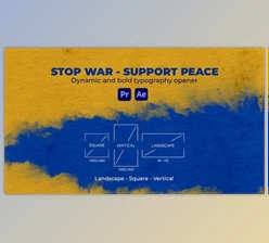 Download Stop War – Support Peace (Videohive 36571413) - AE Project