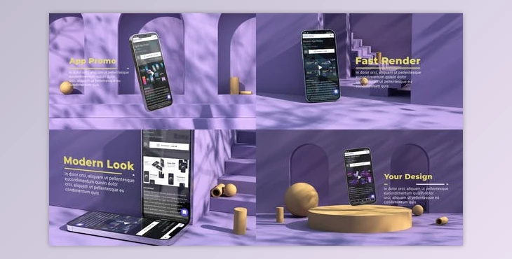 Download 3D App Promo (Videohive 36582291) - AE Project