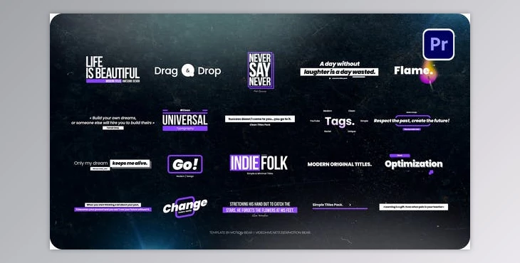 Download Premium Titles For Premiere Pro (Videohive 36421542)