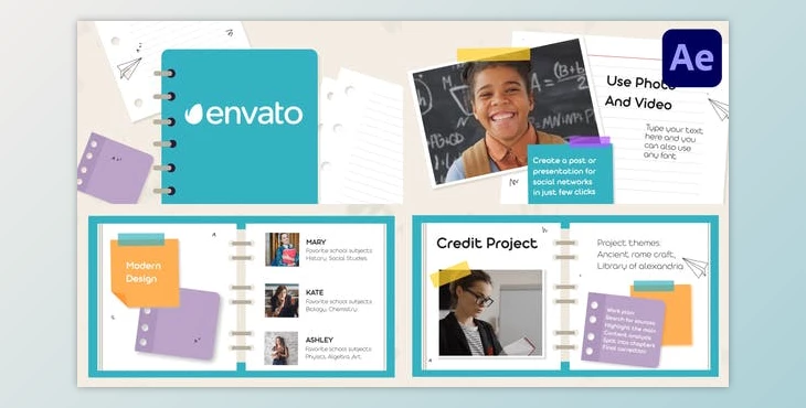 Download School Education Slideshow for After Effects (Videohive 36598927) - AE Project